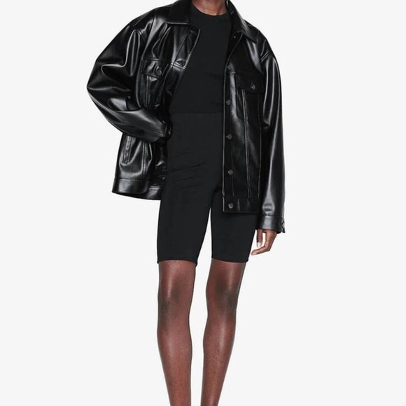 Anine Bing vegan leather bomber. Great fit - Picture 2 of 5